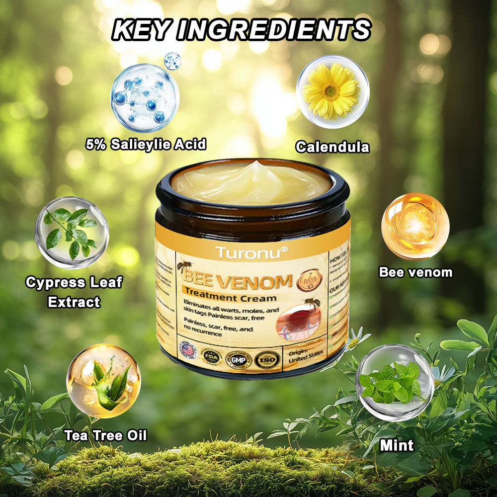 Official Store: Turonu® Bee Venom Skin Treatment Cream👨‍⚕️American Academy of Dermatology (AAD) Approved)💎